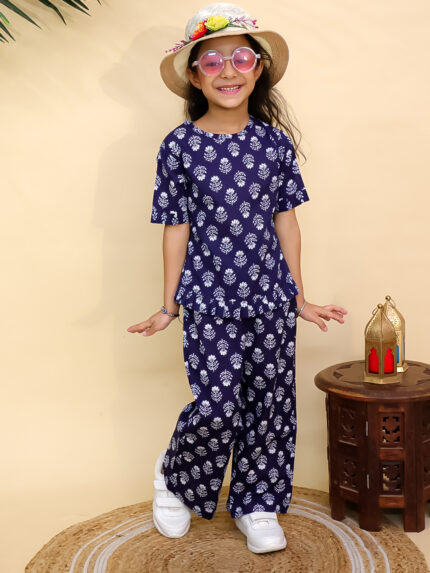 Indigo Printed Co-ord Set