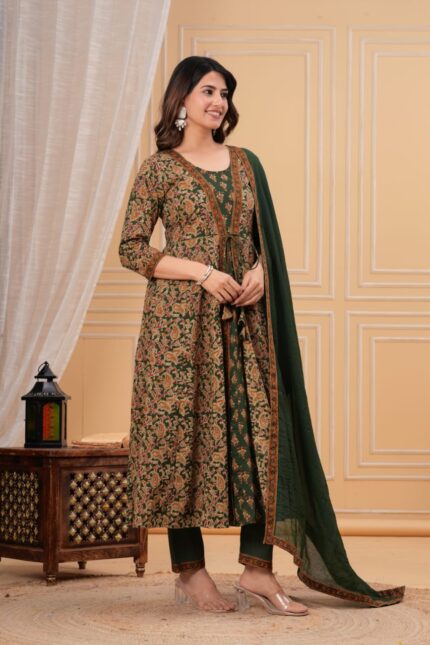 Style With Jacket Printed Suit Set