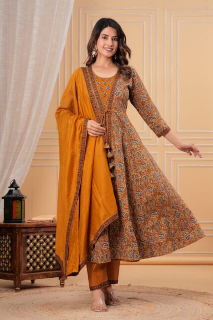 Style With Jacket Printed Suit Set